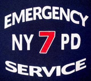 NYPD York City Police T - Shirt Sz 2XL Brooklyn Bronx Queens Finest ESU NYC 2