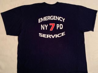 NYPD York City Police T - Shirt Sz 2XL Brooklyn Bronx Queens Finest ESU NYC 3