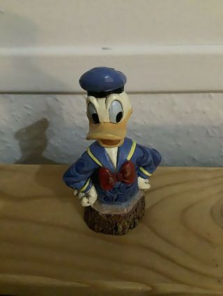 Disney Traditions Carved By The Heart Donald Duck Figurine Rare Jim Shore