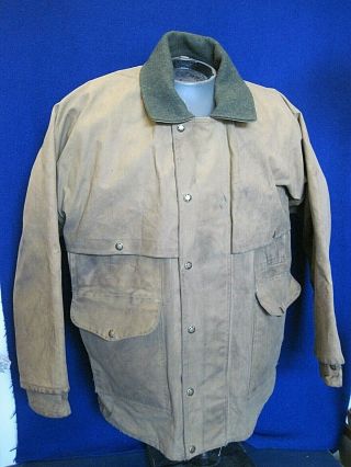 Vintage Filson Hunting/field Tin Oil - Cloth Packer Coat/jacket 61n Size 40