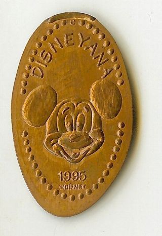 Disney Mickey 1995 Disneyana Convention Event Pressed Elongated Retired Penny