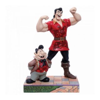 Disney Traditions Muscle Bound Menace Gaston Resin Figurine Home Decor Gift Idea