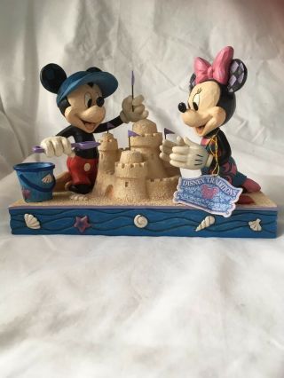 Disney Traditions,  Mickey & Minnie Mouse ‘seaside Sweethearts’ By Jim Shore