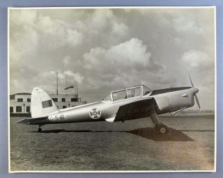 Portuguese Air Force De Havilland Canada Dhc - 1 Chipmunk Large Oversize Photo