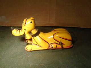 Disney 1939 Pluto Tin Wind - Up Toy By Marx 7 1/2 "