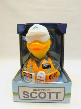 Construction Scaffold Scott Osha Safety Series Accuform Rubber Duck Ducky 4 1/2 "