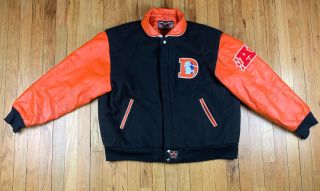 Denver Broncos Jeff Hamilton Varsity Wool Jacket Vintage Men Size Xxl Vintage