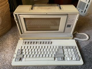 Vintage Sharp Pc - 7000 Personal Computer With Manuals Fort Par