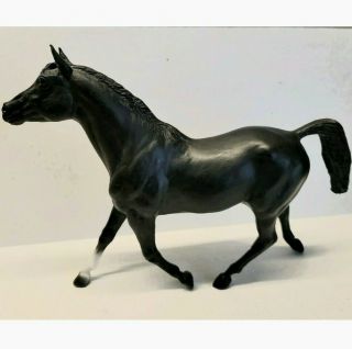 Vintage Breyer Molding Co Horse Black Stallion Usa Model Stud Show Horse