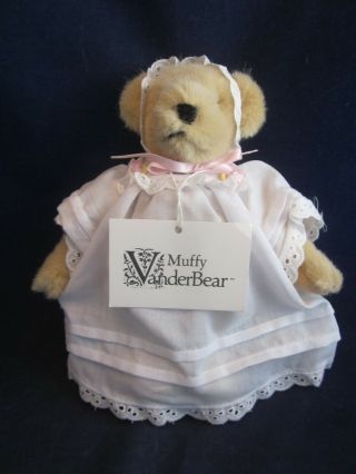 Muffy Vanderbear Christening 1982 Muffy Wearing Outfit Vintage Tag