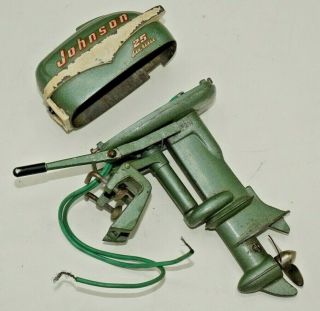 Vintage K&o Johnson 25 Hp Toy Outboard Boat Motor Casting Parts - 1950 