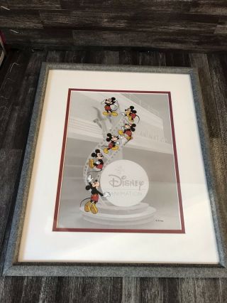 The Magic Of Disney Animation Mickey Mouse Filmstrip Cel In Frame