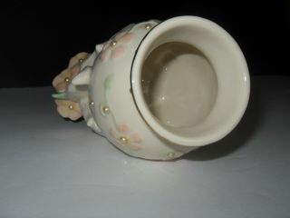 Vintage Cat Bud Vase With Flowers from Lenox Petals & Pearls 2
