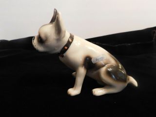 Vintage French Bulldog Ceramic Hand Painted Figurine,  20160 