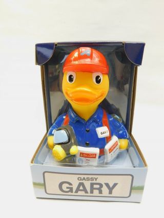 Gas Meter Man Gassy Gary Osha Safety Series Accuform Rubber Duck Ducky 4 1/2 "