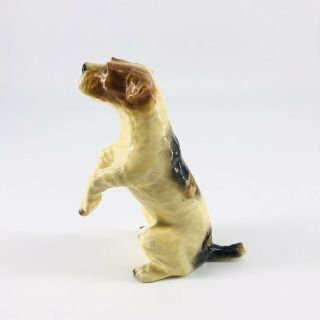 Vtg Royal Design Mortons Wire Haired Terrier Figurine Standing Begging 2