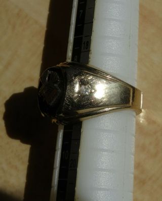 Vintage Loyal Order of Moose Men ' s Ring Size 9 2