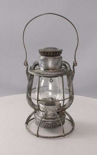 Dietz Antique Railroad Vesta Lantern With Clear Globe