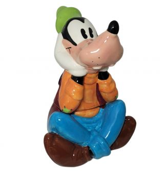 Vintage Walt Disney Treasure Craft Goofy Ceramic Cookie Jar