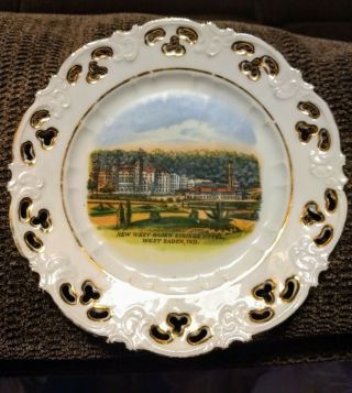 West Baden Springs Hotel Vintage Plate