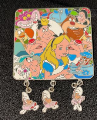 Disney Pin Alice In Wonderland " Anyone For Tea ",  Baby Oysters Le 2001 Pin 1