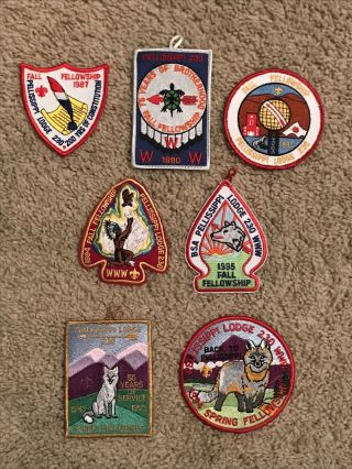 Pellissippi Lodge 230 Fall / Spring Fellowship Patches