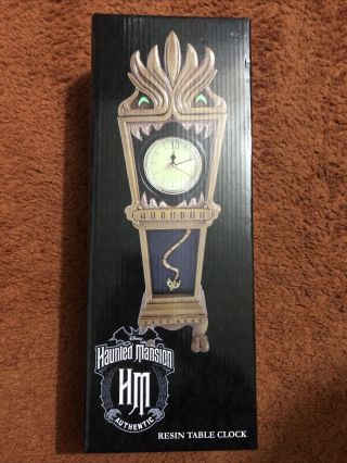 Disney The Haunted Mansion 13 Hour Glow In The Dark Resin Table Clock