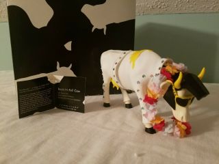 9137 " Rock - N - Roll Cow " Westland Cow Parade Figurine Rare/retired Nib W/tag