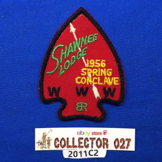 Boy Scout Oa Shawnee Lodge 51 1956 Spring Conclave Order Of The Arrow Patch
