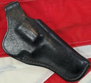 Wa Australian Police Leather Pistol Holster Security For 4 Inch Revolver
