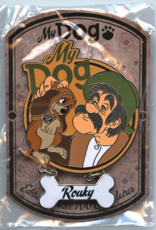 Disneyand Paris - My Dog Series - Copper And Amos Pin (fox & The Hound)