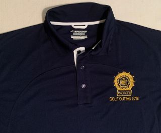 Nypd York City Police Nyc Detective Polo T - Shirt Sz L Westchester