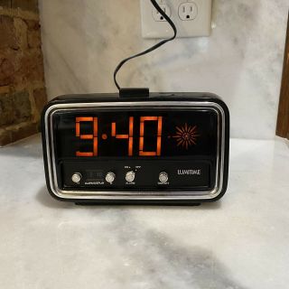 Rare Tamura Lumitime Alarm Clock Cc - 11.  Vintage 70’s Clock