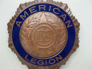 American Legion License Plate Topper Patent Date Dec ' 19 Made by Fox Company USA 2