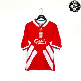 1993/95 Liverpool Vintage Adidas Home Football Shirt Jersey (l) Fowler Rush Era