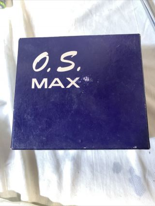 Vintage Os Max Max - H 40 R/c Nitro Model Airplane Engine W/box