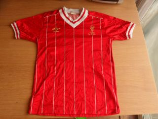 Vintage Liverpool Fc Football Shirt 1981 - 1984 Seasons – Size 34 / 36” Chest