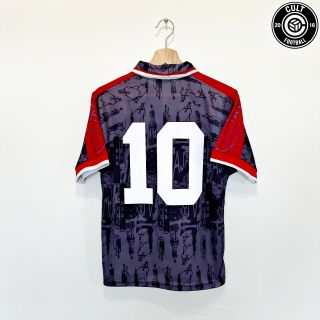 1996/97 Litmanen 10 Ajax Amsterdam Vintage Umbro Away Football Shirt (s)