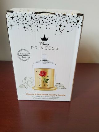 Disney Beauty And The Beast Glass Candle Charmed Aroma