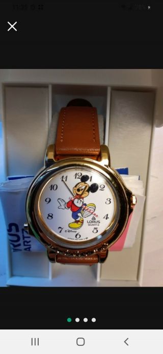 Mickey Mouse Melody Watch By Lorus
