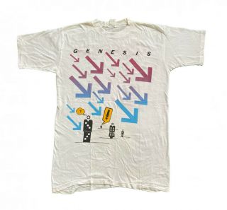 Genesis Invisible Touch Tour T Shirt 1987 Vintage Medium