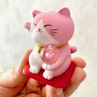 7 Maneki Neko Cat Figurine Toy (7 - Complete Set) No Box