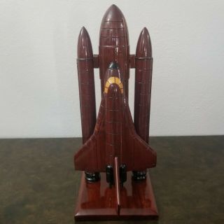 Vintage Nasa Space Shuttle Wooden Model