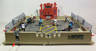 1995 Nerf Bash Back Alley Street Hockey Table Top Set Game Rare Vintage Collecti