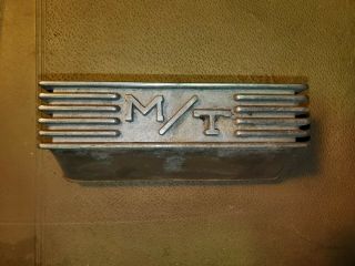 Mickey Thompson M/t Vintage Aluminum Valve Cover Breather Nos Sbc Bbc Ford