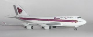 Boeing 747 - 400 Thai Airways International Phoenix Metal Model Scale 1:400 Hs - Tga