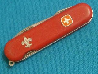 Vintage Wenger Canyon Bsa Boy Scouts Locking Sak Swiss Army Knife Knivessurvival