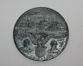 1893 Chicago World’s Fair Souvenir Columbian Exposition Medal Medallion