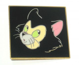 Rare Le Disney Pin✿ Pinocchio Black Cat Figaro Face Portrait Picture Le
