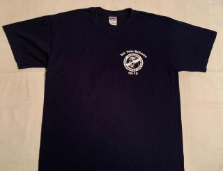 Nypd York City Police Nyc Detective Bureau T - Shirt Sz L Manhattan
